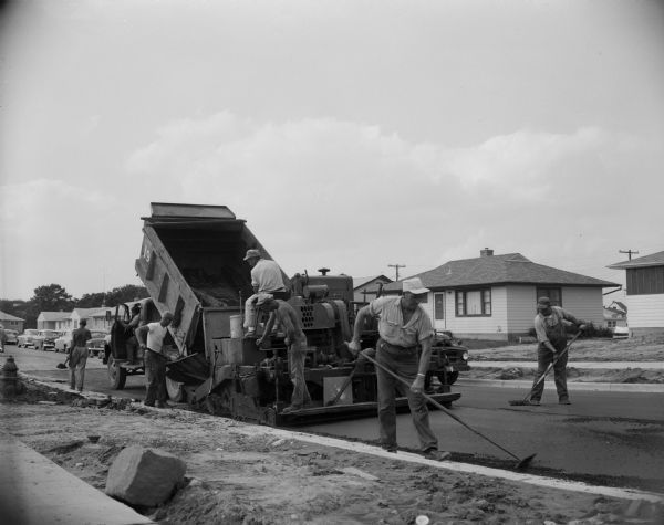 1955 - Road work